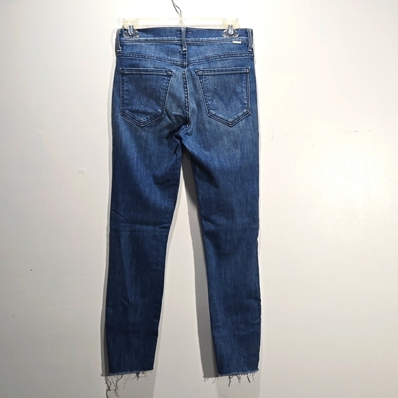 MOTHER Jeans Stunner Zip Ankle Step Fray 26W - Picture 10 of 12